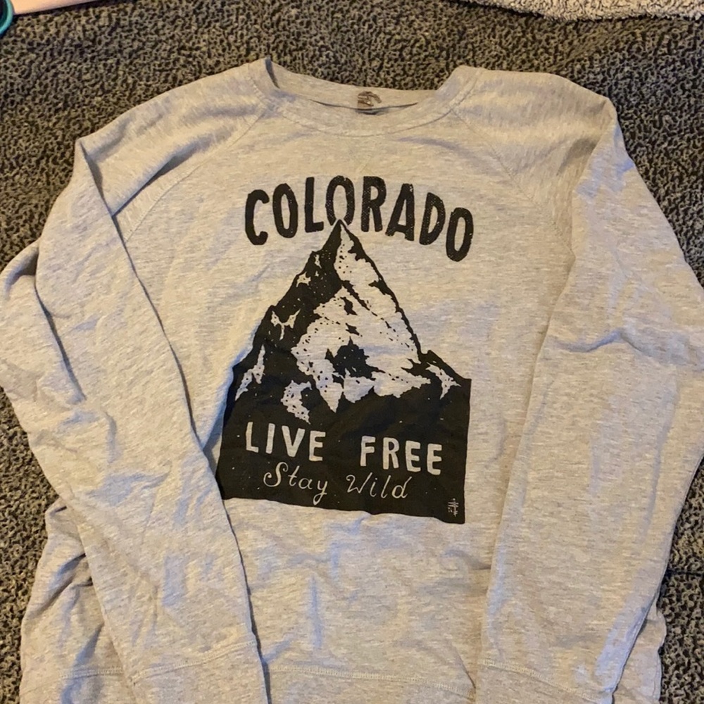 Screen printed CO crew neck